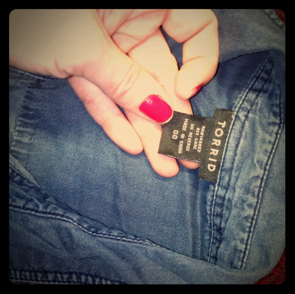 Long sleeve Jean shirt